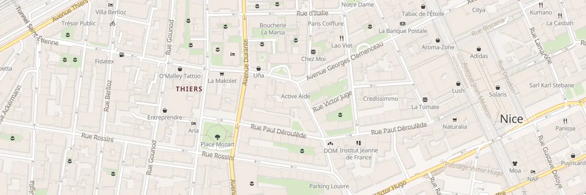 Plan du 27 Rue Alphonse Karr à Nice