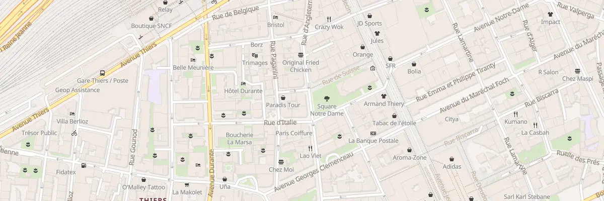 Plan du 21 Rue d’Angleterre à Tende