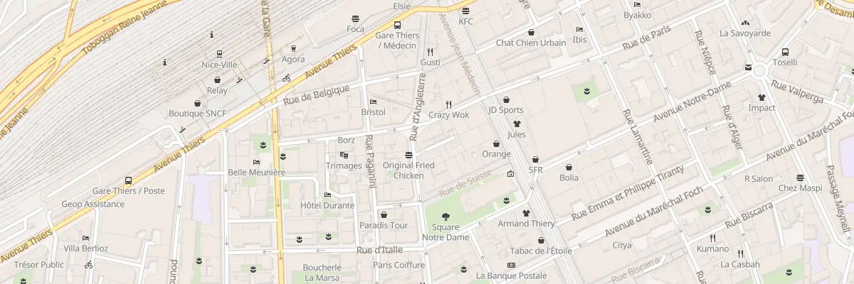Plan du 2 Pl Saetone à Nice