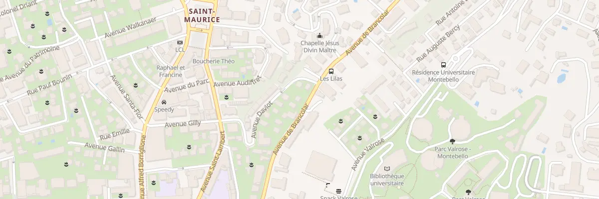 Plan du 45 Av de Brancolar à Nice