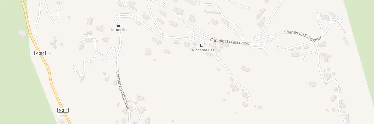 Plan du 1046 Che du Faliconet à Falicon