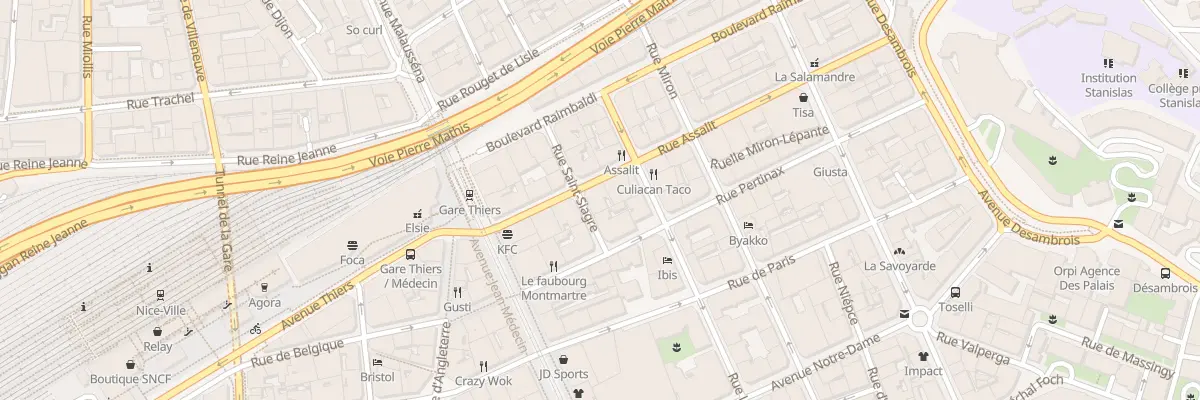 Plan du 25 Rue Assalit à Nice