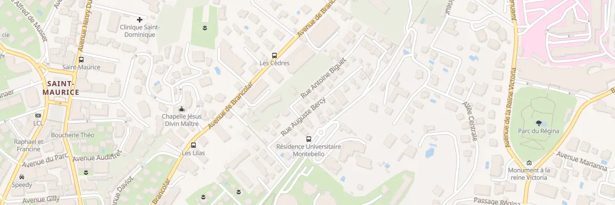 Plan du 15 Av Auguste Bercy à Nice