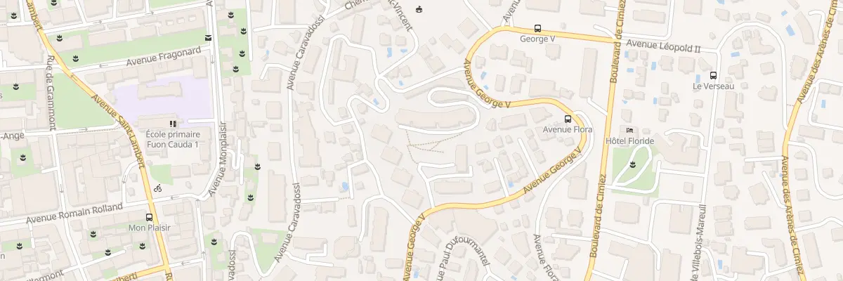Plan du 33 Av George 5 à Nice