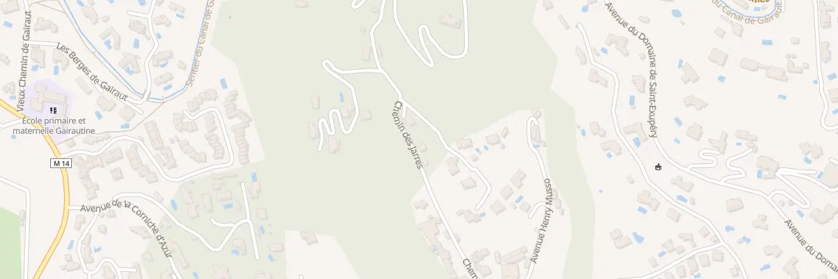 Plan du 10 Che des Jarres à Nice