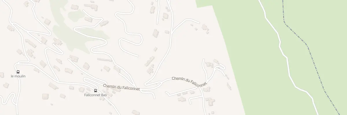 Plan du 1550 Che du Faliconet à Falicon