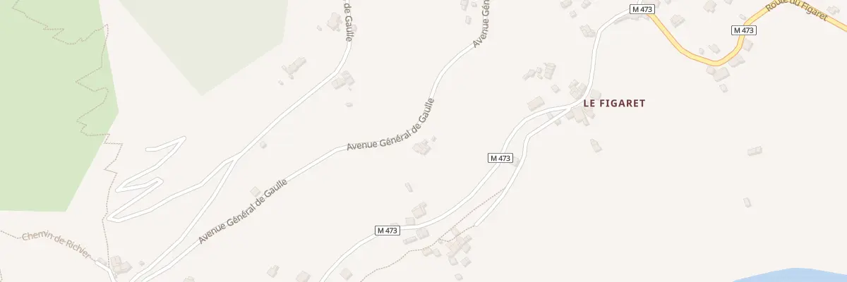 Plan du 5250 Les Tunas à Utelle