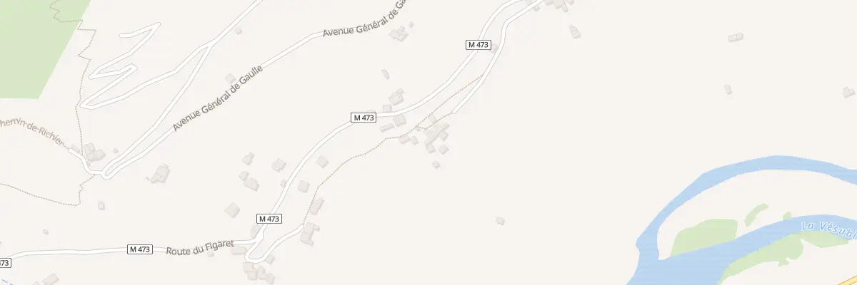 Plan du 5221 Les Tunas à Utelle
