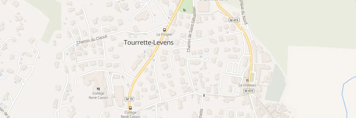 Plan du 242 Che de Saint-Sébastien à Tourrette-Levens