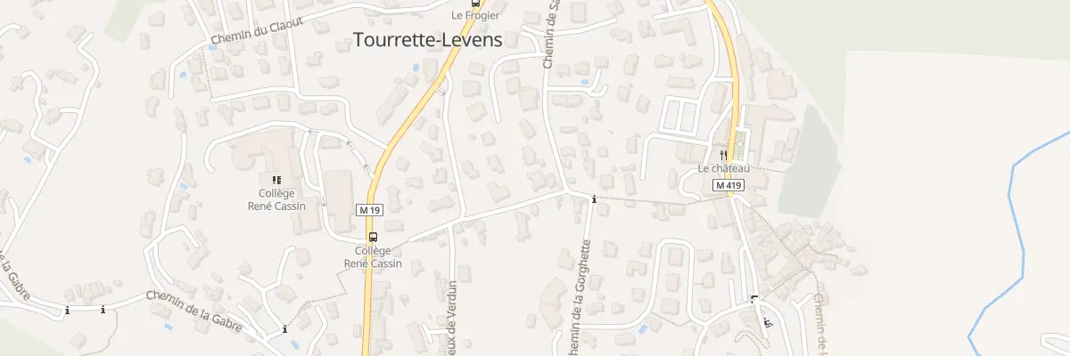 Plan du 312 Che de Saint-Sébastien à Tourrette-Levens