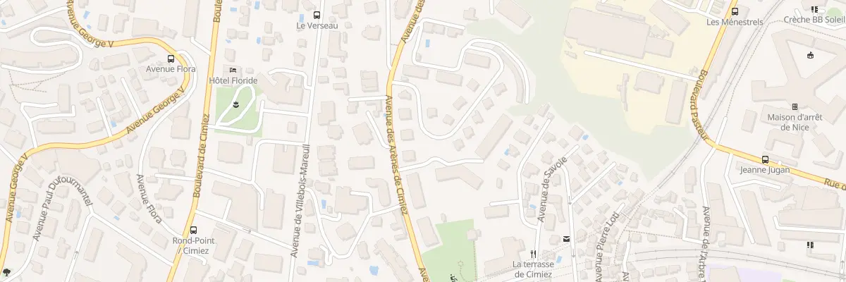 Plan du 96 Av des Arènes de Cimiez à Nice