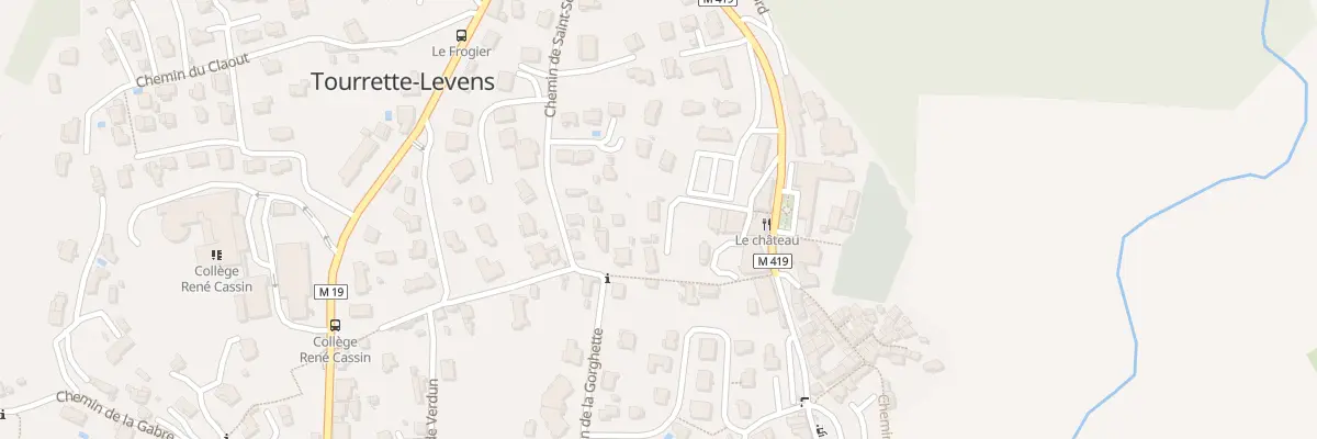 Plan du 133 Rue des Associations à Tourrette-Levens