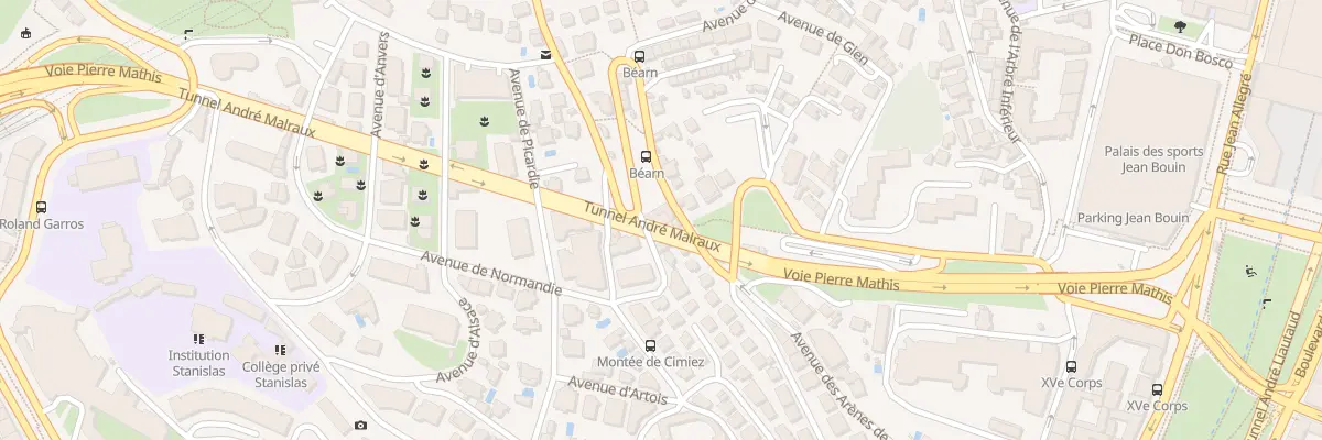 Plan du 31B Av des Arènes de Cimiez à Nice