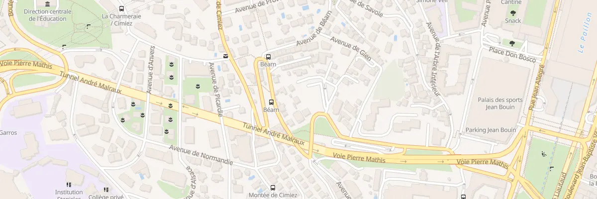 Plan du 58 Av des Arènes de Cimiez à Nice