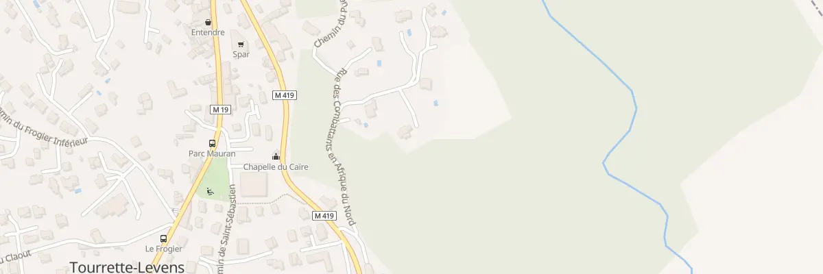 Plan du 6000 Rue des Combattants d’Af.Du N. à Tourrette-Levens