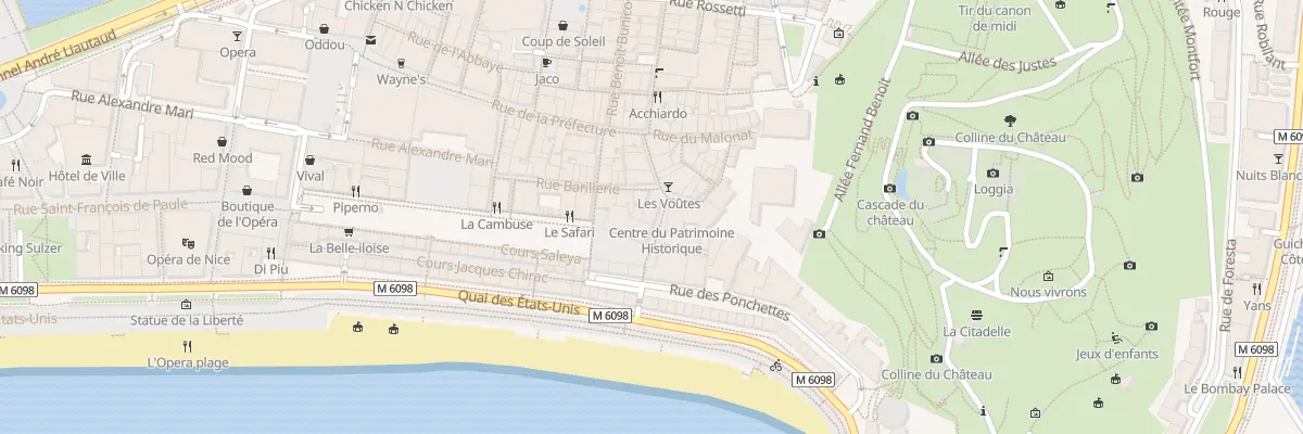 Plan du 7 Rue Jules Gilly à Nice