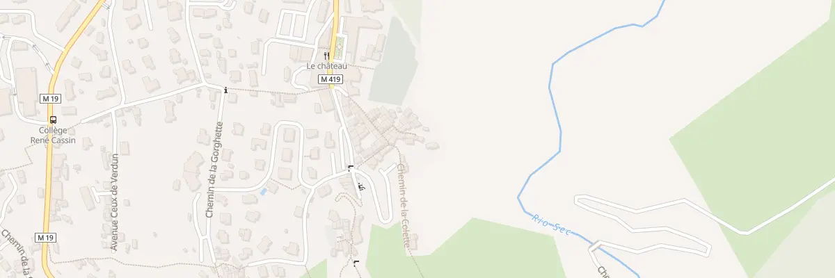 Plan du 48 Che du Castellar à Tourrette-Levens