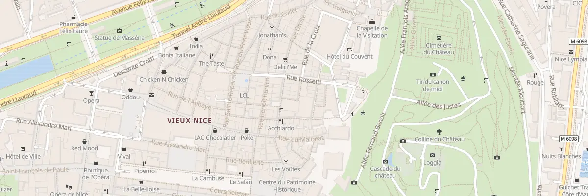 Plan du 16 Rue de la Croix à Nice