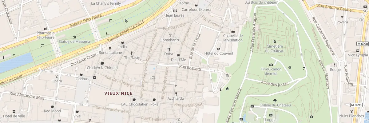 Plan du 19 Rue de la Croix à Nice