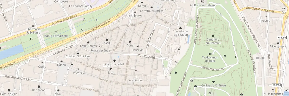 Plan du 17 Rue de la Croix à Nice