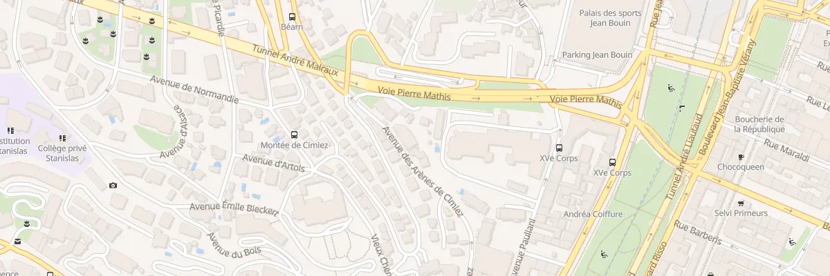 Plan du 32B Av des Arènes de Cimiez à Nice