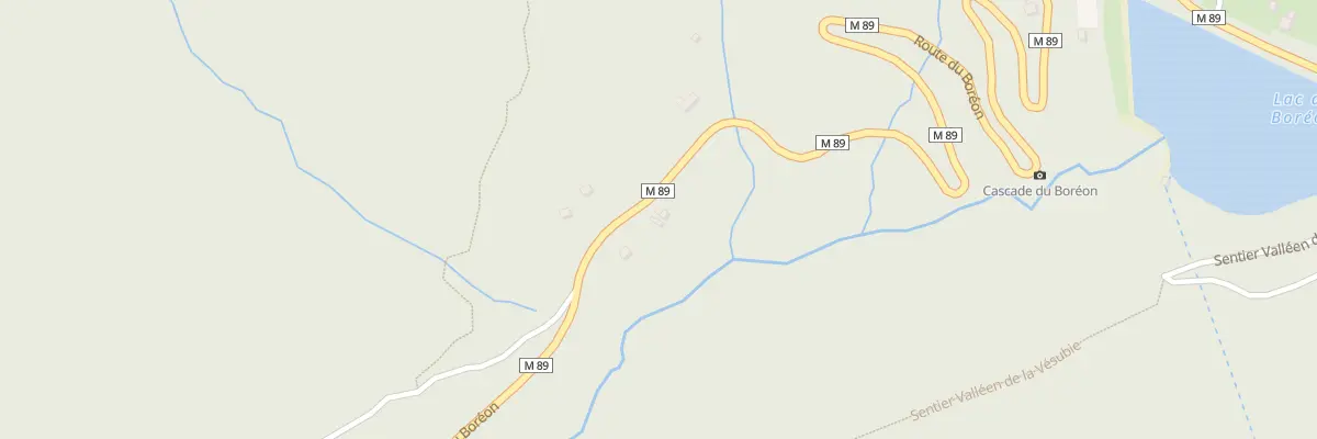 Plan du 4260A Rte du Boréon à Saint-Martin-Vésubie