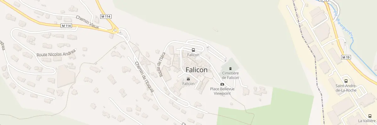 Plan du 23 Rue du Four à Falicon