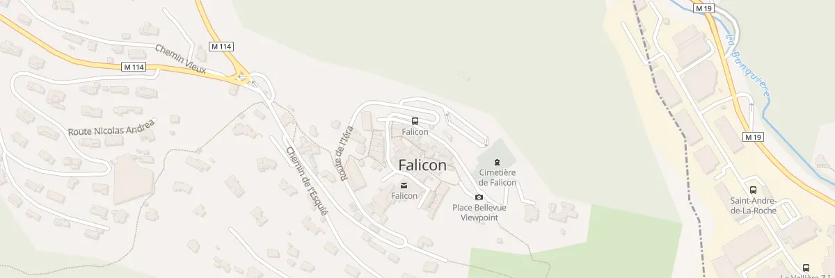 Plan du 5031 Le Village à Falicon