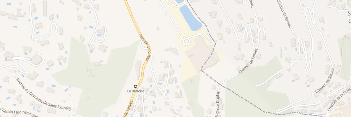 Plan du 9076 Che Batterie Rimiez à Nice