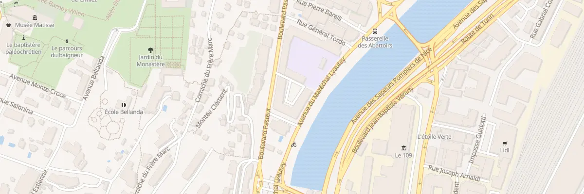 Plan du 109 Av Maréchal Lyautey à Nice