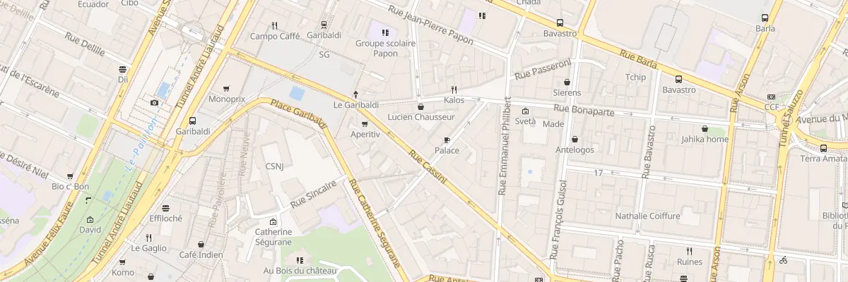 Plan du 7 Rue Cassini à Nice