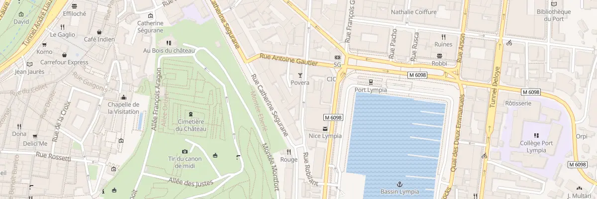 Plan du 22B Rue Emmanuel-Philibert à Nice