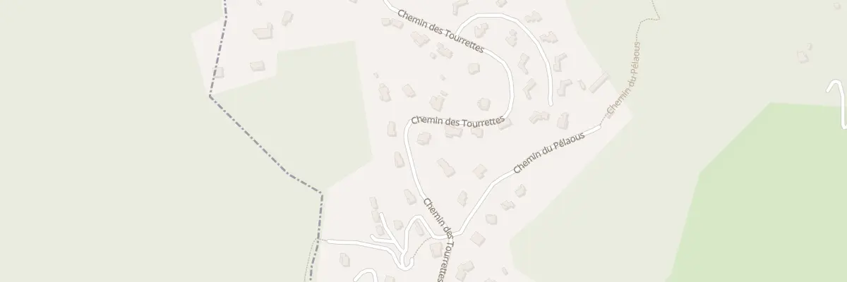 Plan du 856 Che des Tourrettes à Châteauneuf-Villevieille