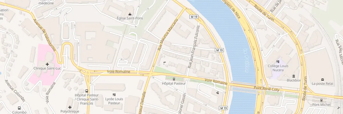 Plan du 27 Rue François Carlo à Nice