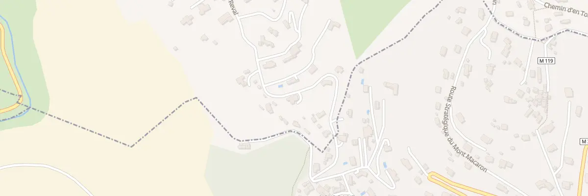 Plan du 259 Rte de la Colle de Revel à Tourrette-Levens