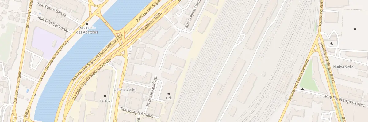 Plan du 6 Rue de l’Industrie à Nice