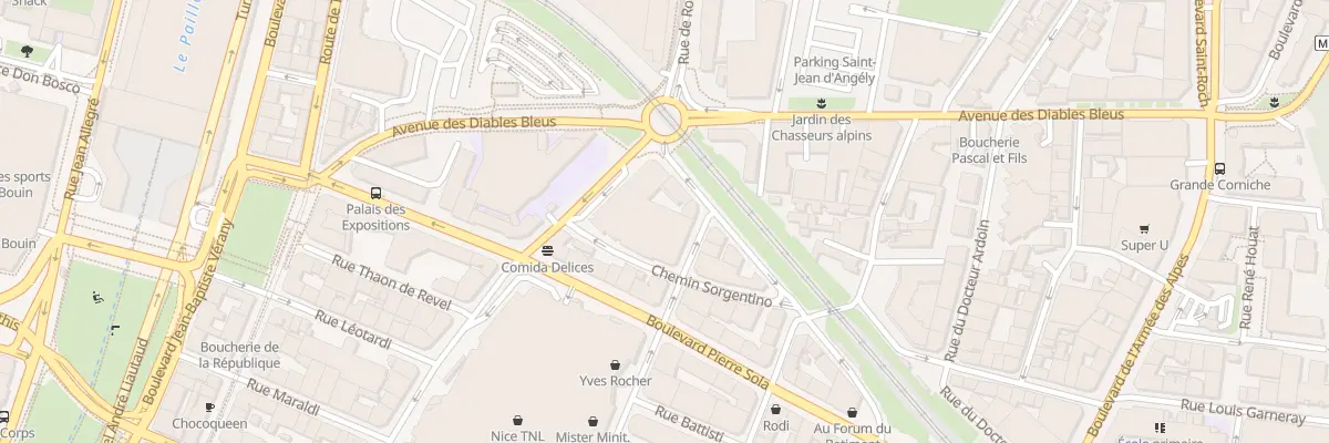 Plan du 71 Rue de Roquebillière à Nice