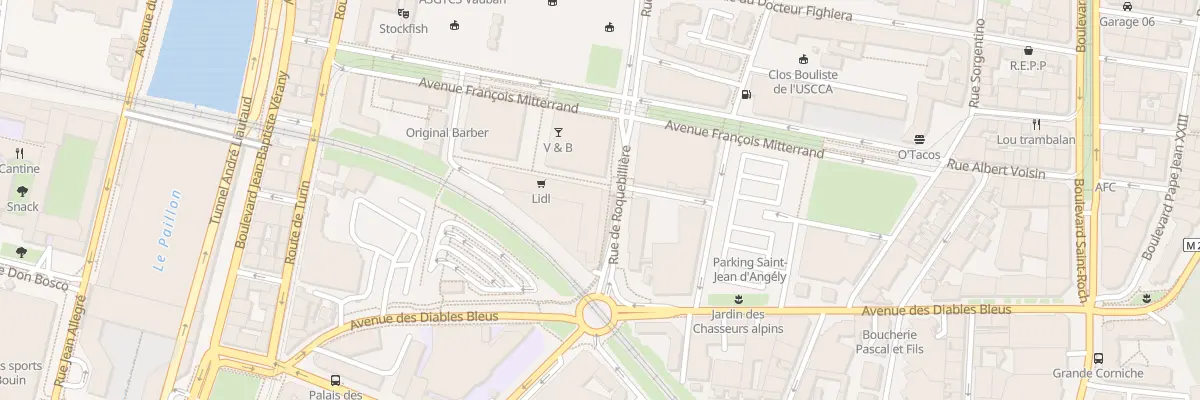 Plan du 3 Rue Jules et Aline Avigdor à Nice