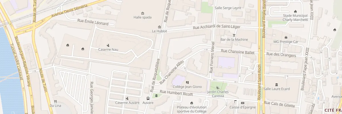 Plan du 17 Rue Acchiardi Saint Leger à Nice