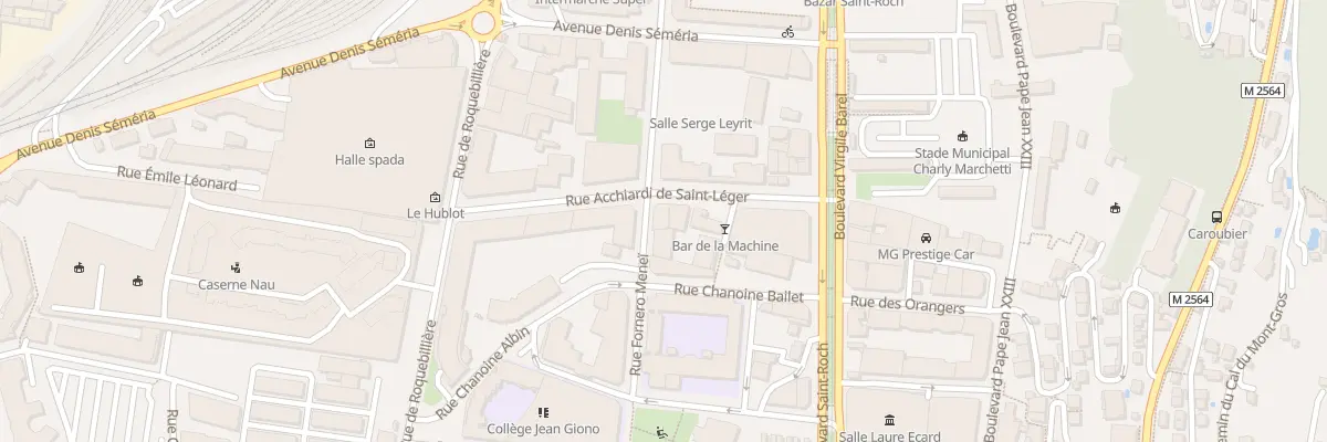 Plan du 11B Rue Acchiardi Saint Leger à Nice