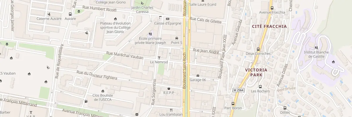Plan du 5 Av Giacobi à Nice