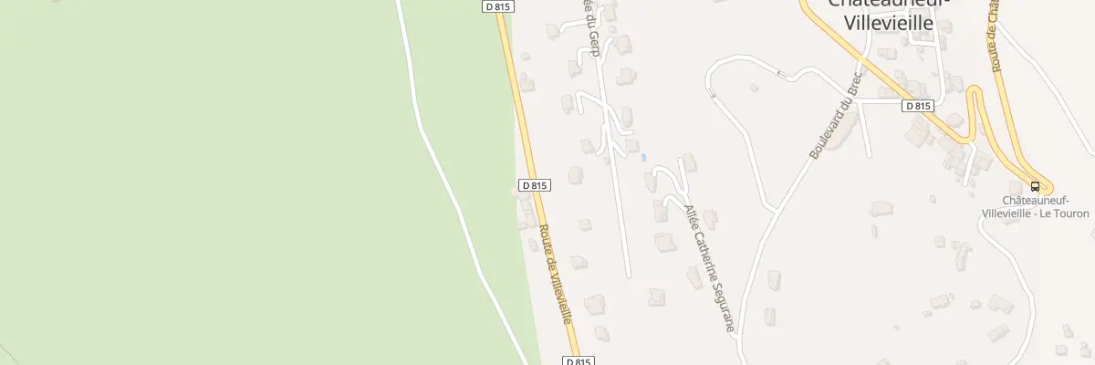 Plan du 1311 Rte de Chateauneuf à Châteauneuf-Villevieille