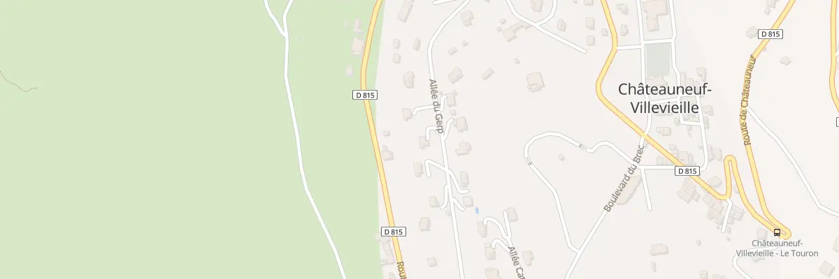 Plan du 316 All du Gerp à Châteauneuf-Villevieille