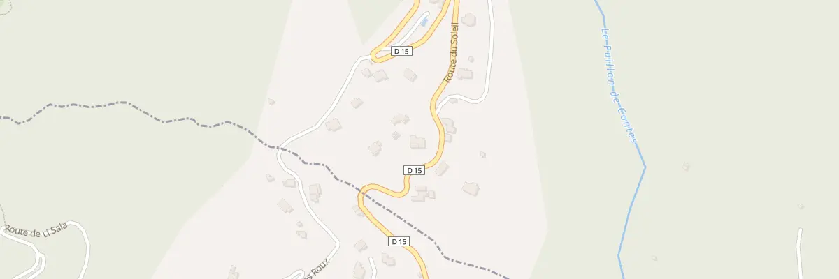 Plan du 3352 Rte du Soleil à Coaraze