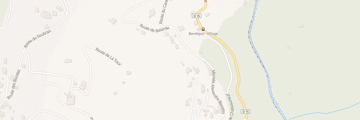 Plan du 337A Mte Bermon à Bendejun