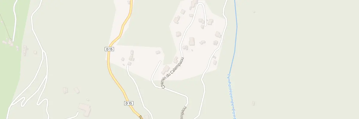 Plan du 567 Che du Calempaou à Coaraze