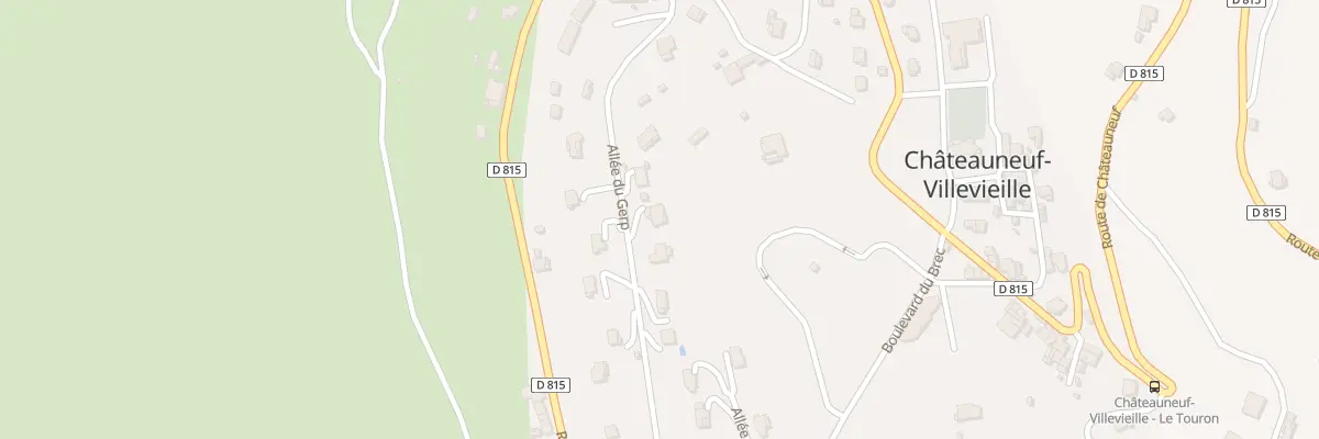 Plan du 325 All du Gerp à Châteauneuf-Villevieille