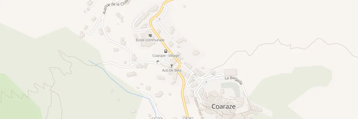Plan du 2A Rte du Col Saint Roch à Coaraze