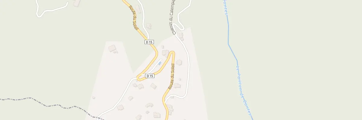 Plan du 3255 Rte du Soleil à Coaraze