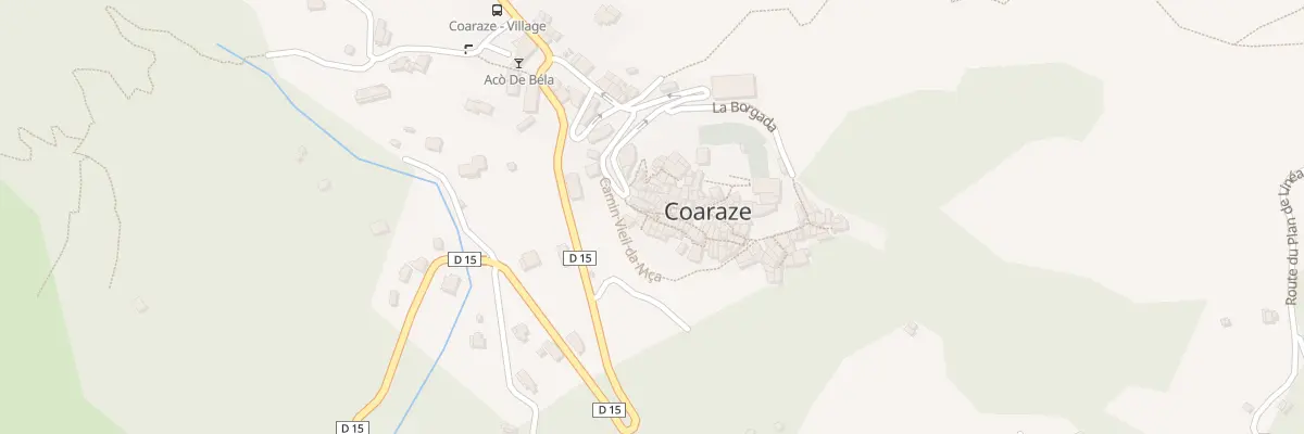 Plan du 5533 Le Village à Coaraze